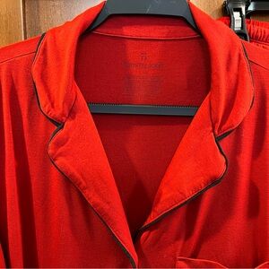 Tommy John Pajama set Size Large in Red
